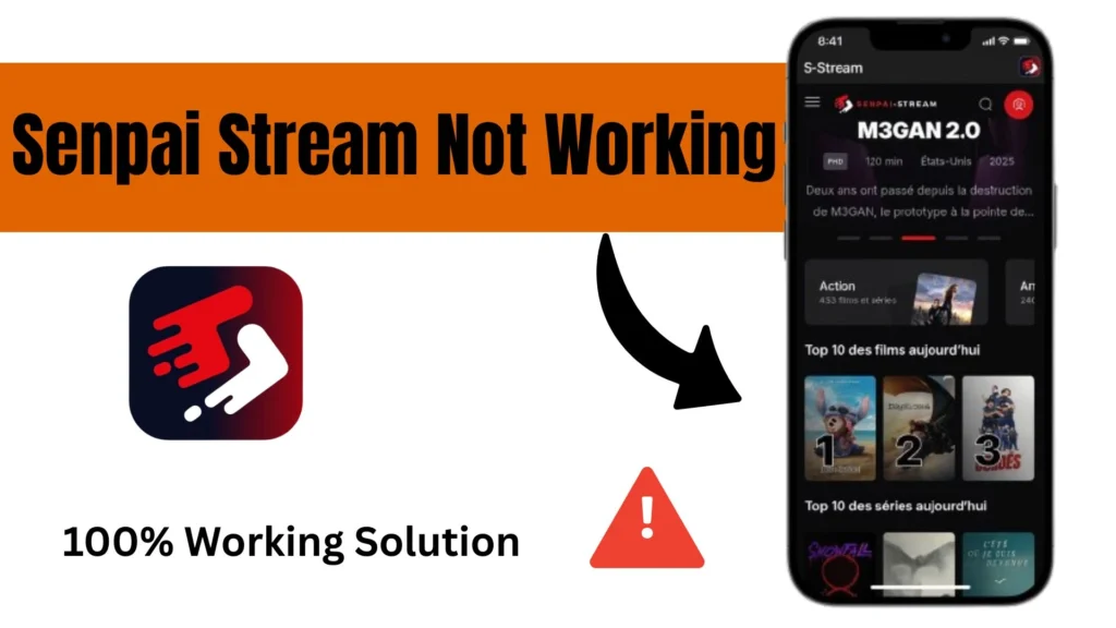 Senpai Stream Not Working